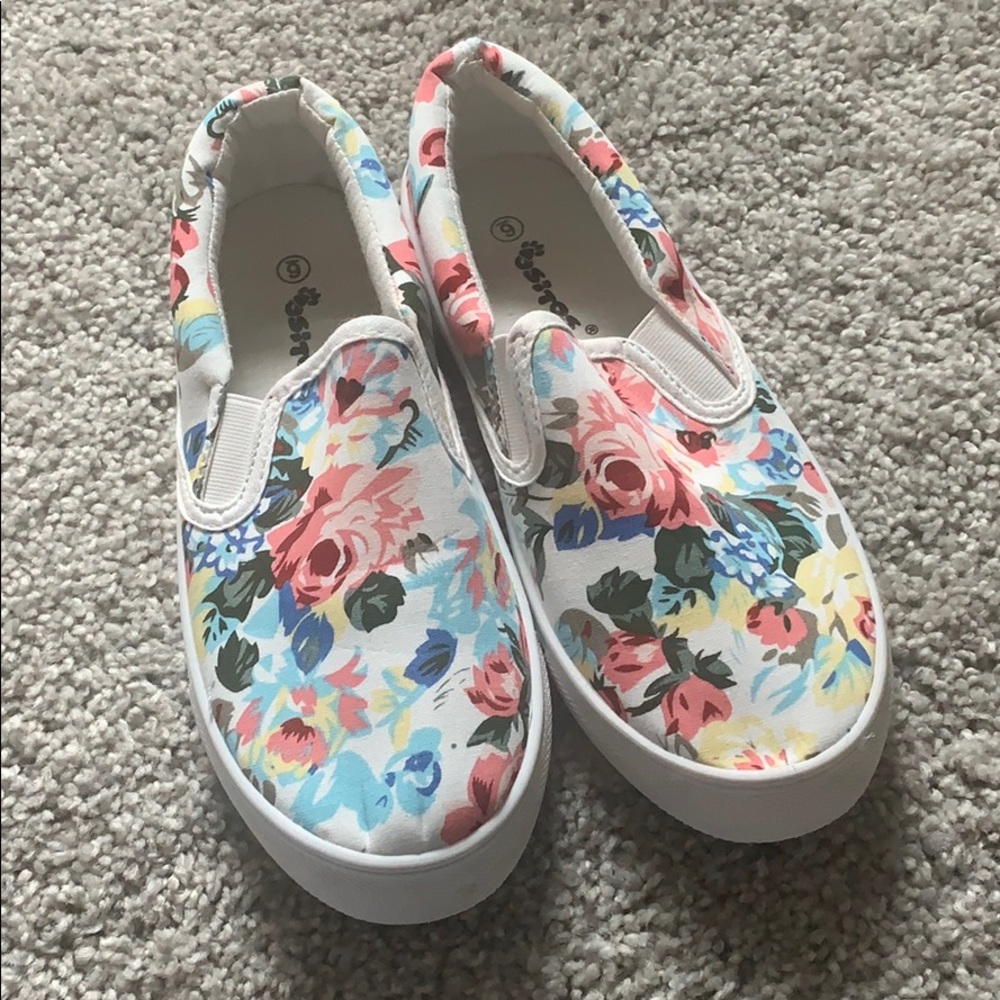 Floral Slip Ons